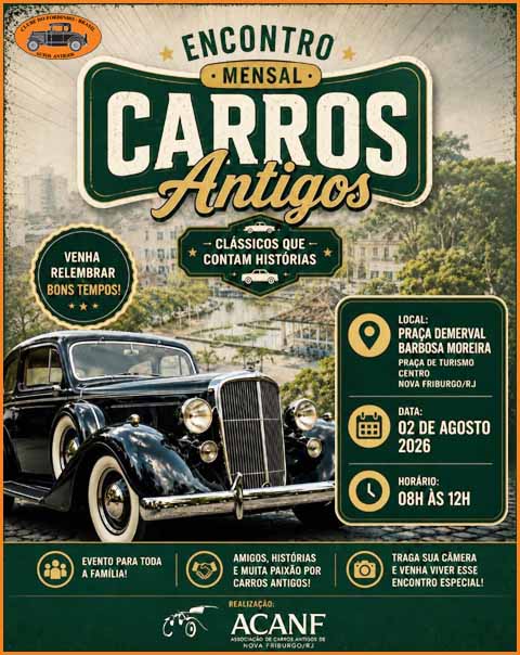 Encontro Mensal de Carros Antigos