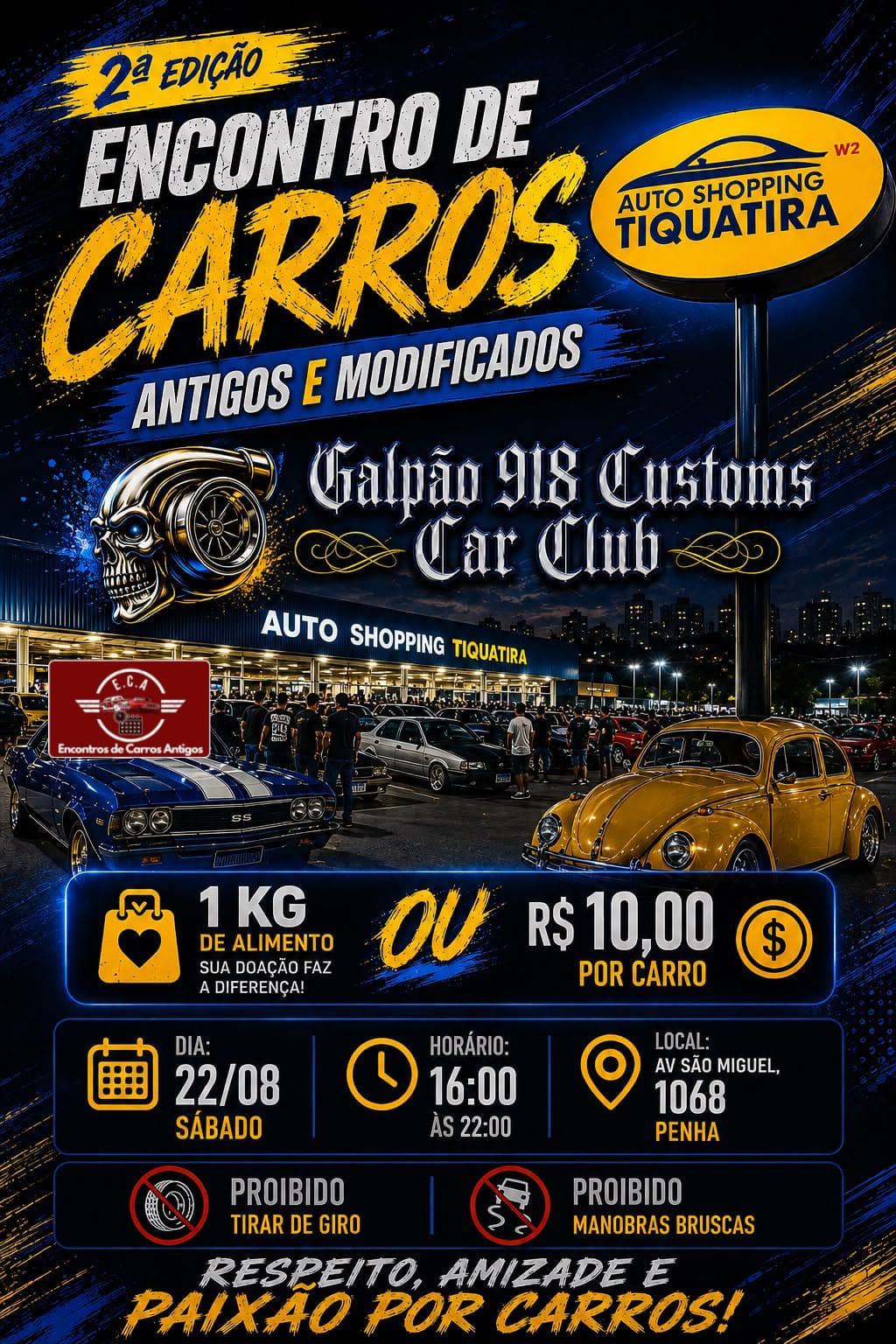 2ª edição encontro de carros antigos e modificados - São Paulo, SP