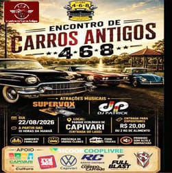 Encontro de carros antigos 468 - Capivari, SP