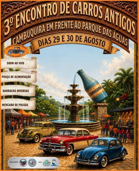 3º Encontro de Carros Antigos