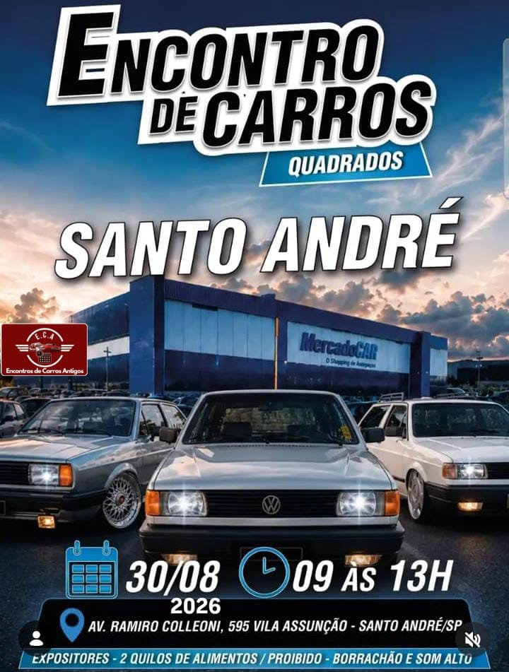 Encontro de carros quadrados - Santo André, SP