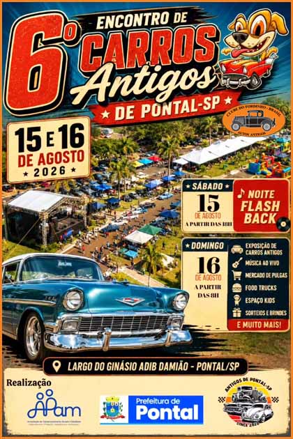 6º Encontro de Carros Antigos