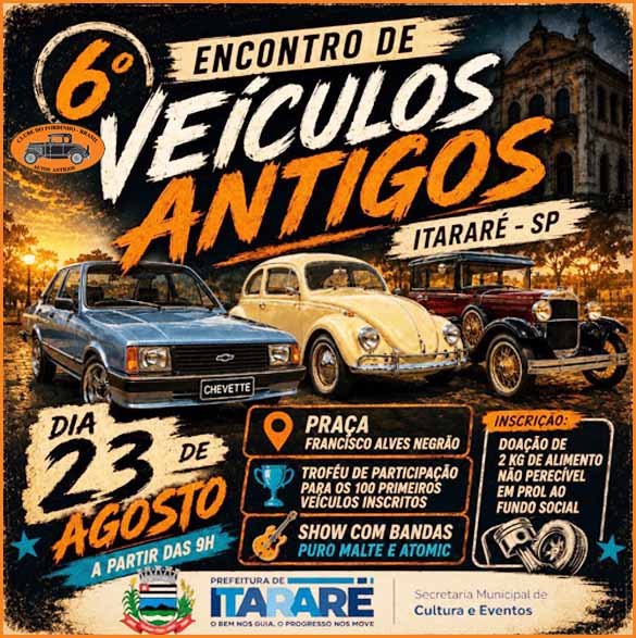 6º Encontro de Veículos Antigos