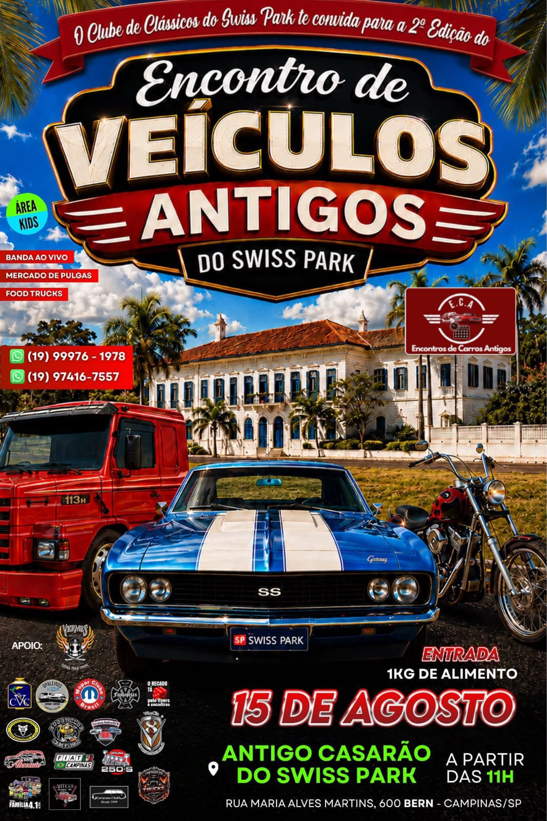 Encontro de Veículos Antigos do Swiss Park