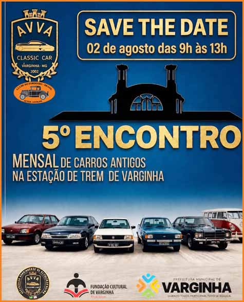 5º Encontro Mensal de Carros Antigos