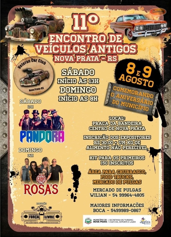 11° Encontro de Veículos Antigos de Nova Prata, RS