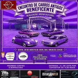Encontro de carros antigos beneficente - Votorantim, SP