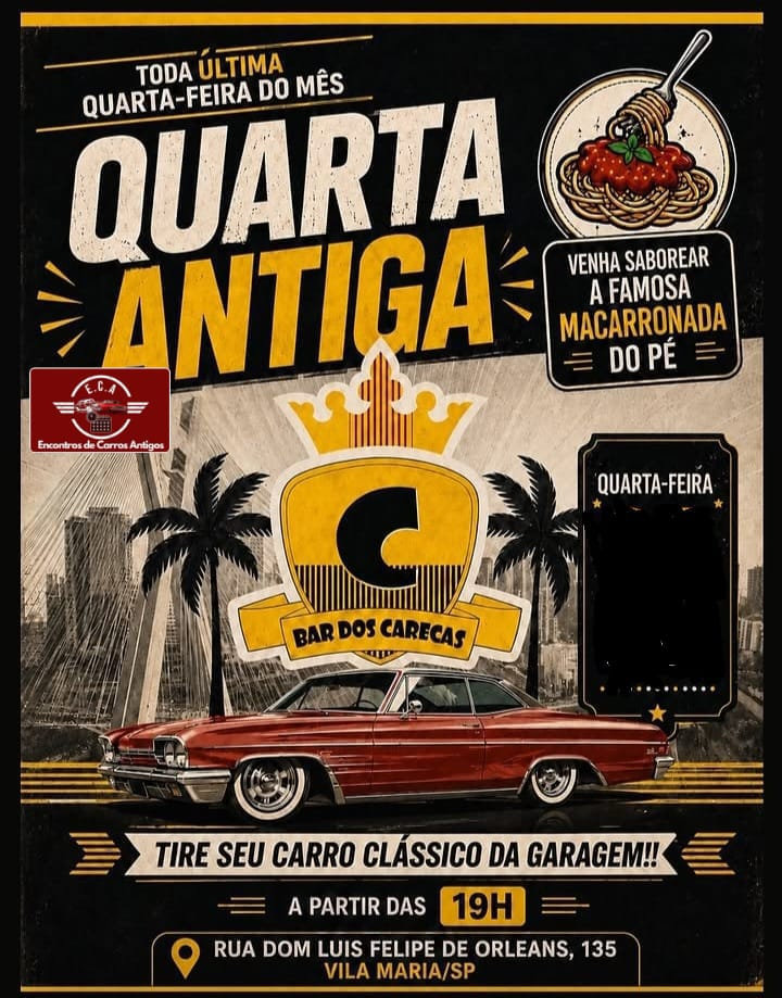 Quarta antiga no Bar dos Carecas - São Paulo, SP