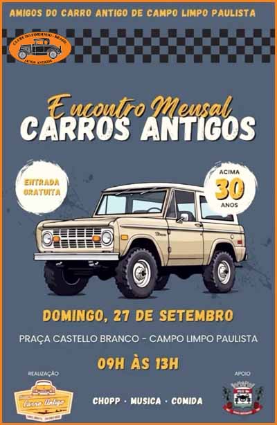 Encontro Mensal de Carros Antigos