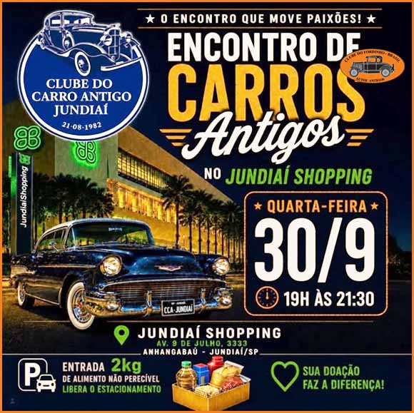 Encontro de Carros Antigos - Jundiaí Shopping