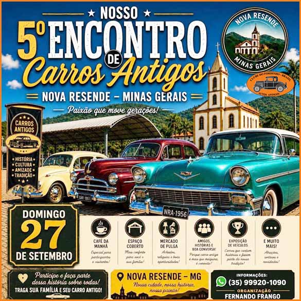 5º Encontro de Carros Antigos