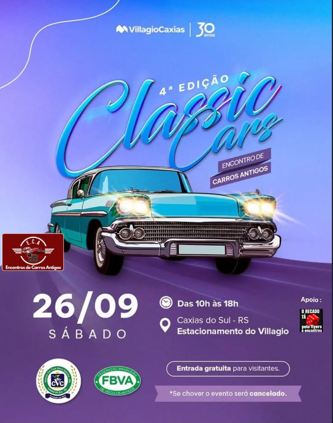 4ª edição Classic Cars - Caxias do Sul, RS