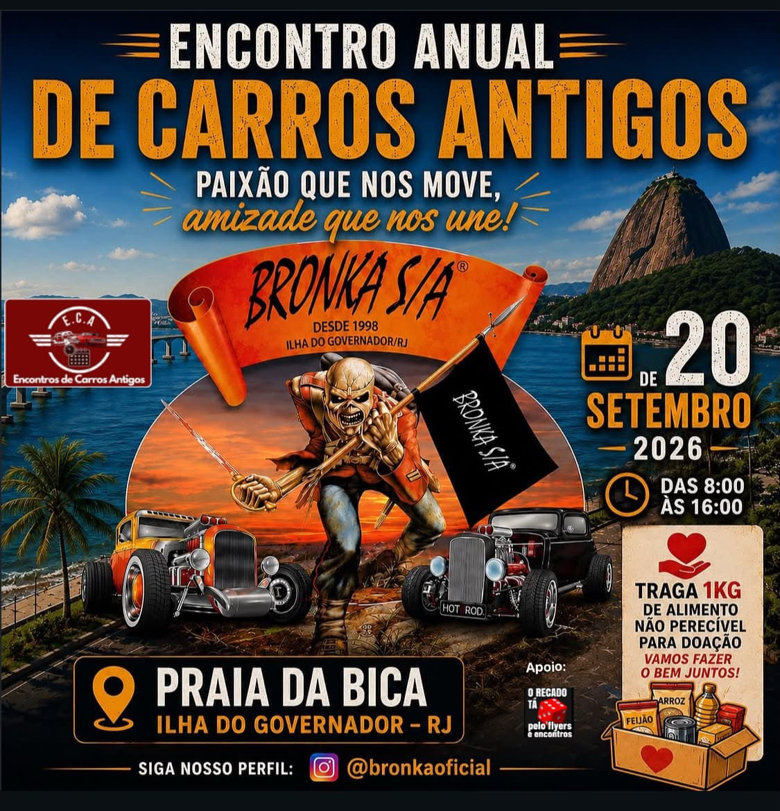 Encontro de Carros Antigos - Bronka S/A - Rio de Janeiro, RJ
