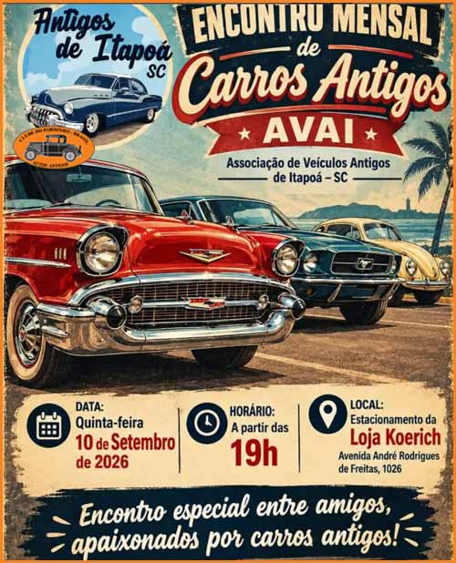 Encontro Mensal de Carros Antigos