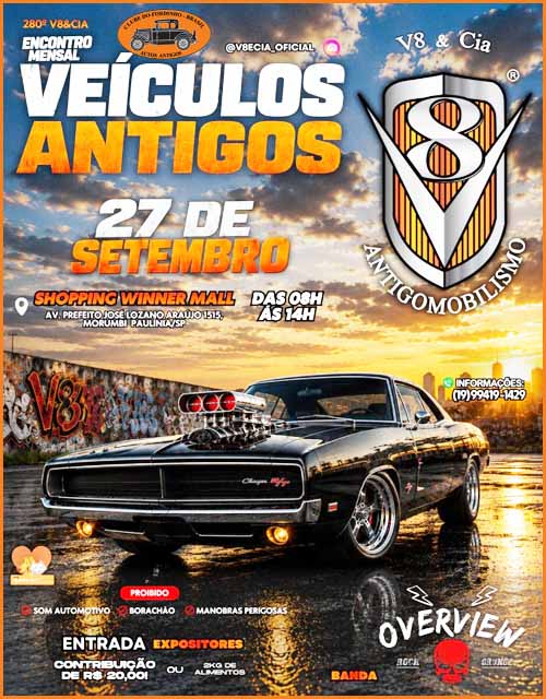 Encontro Mensal de Veículos Antigos