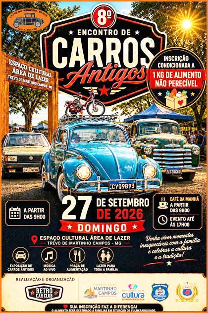 8º Encontro de Carros Antigos