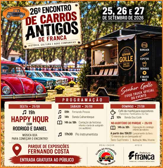 26º Encontro de Carros Antigos