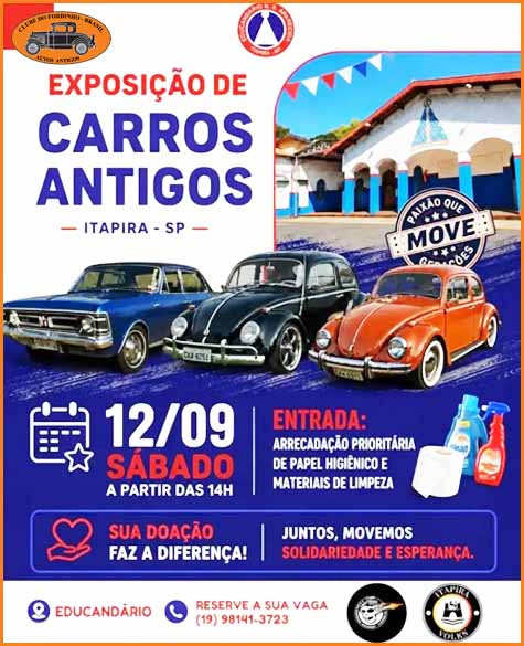 Exposição de Carros Antigos