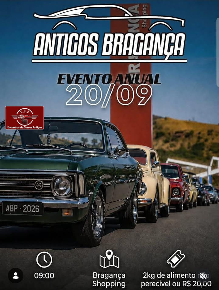 Antigos Bragança Evento Anual - Bragança Paulista, SP