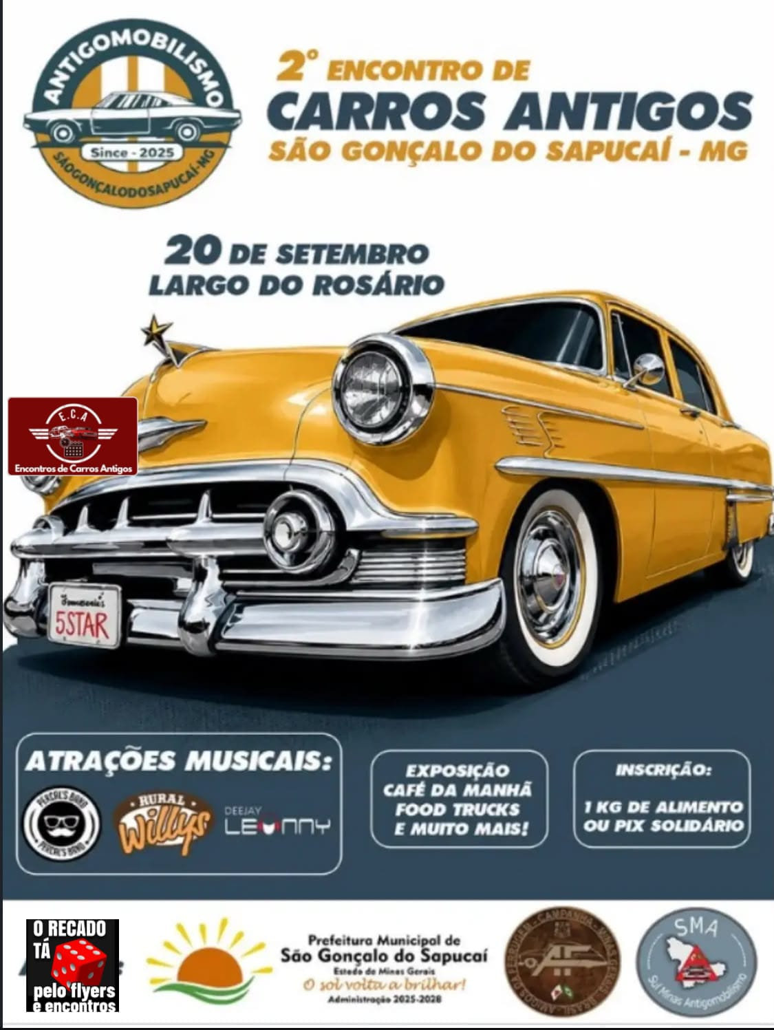 2º Encontro de Carros Antigos - São Gonçalo do Sapucaí, MG