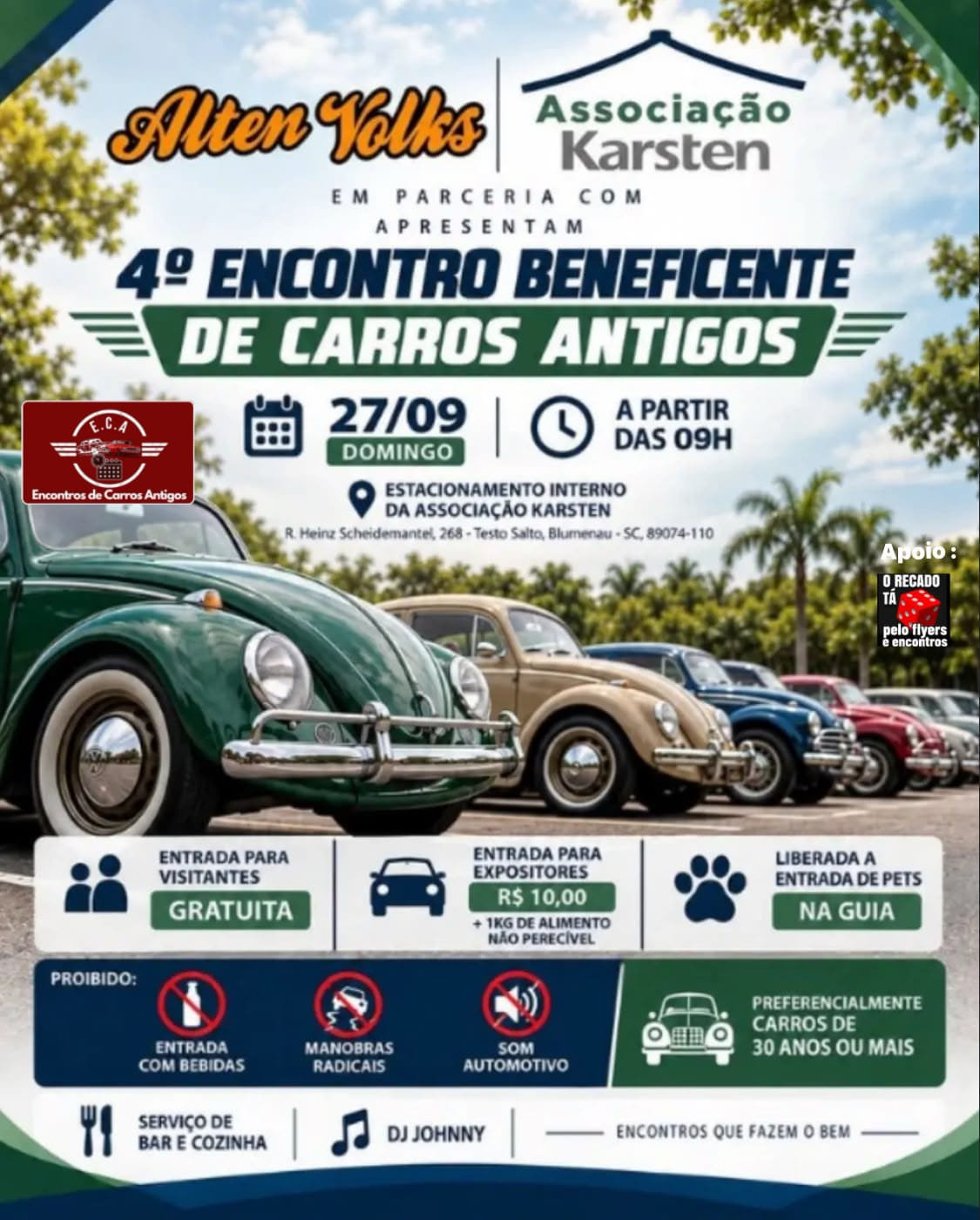 4º encontro beneficente Associação Karsten - Blumenau, SC