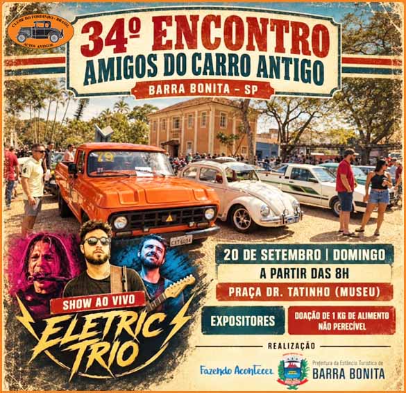 34º Encontro Amigo do Carro Antigo