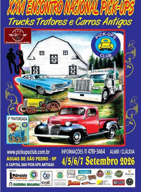 XXVI Encontro Nacional Pick-Ups - Águas de São Pedro, SP
