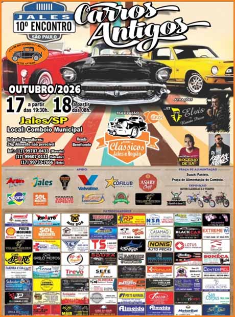 10º Encontro de Carros Antigos