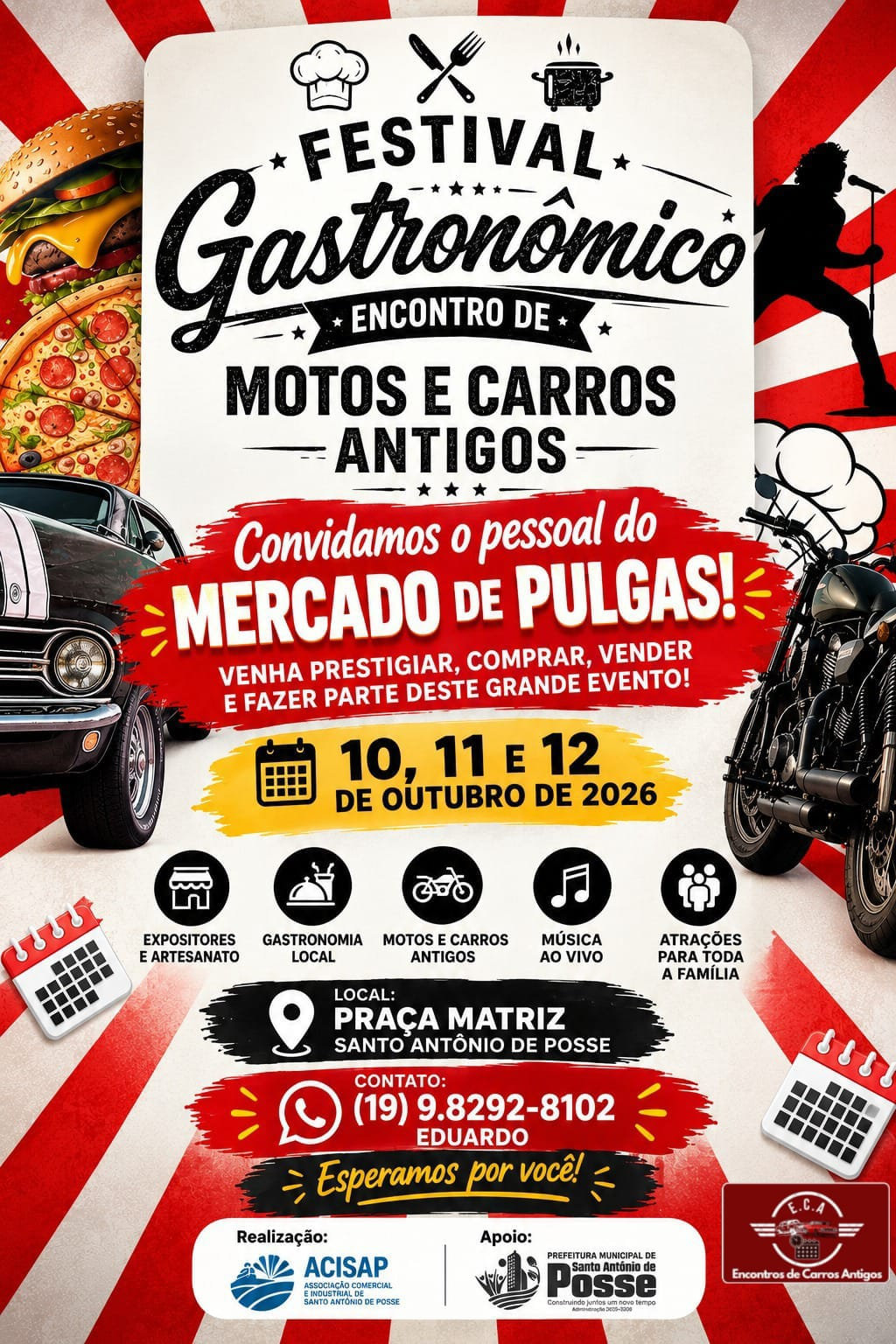 Festival Gastronômico - Santo Antônio de Posse, SP