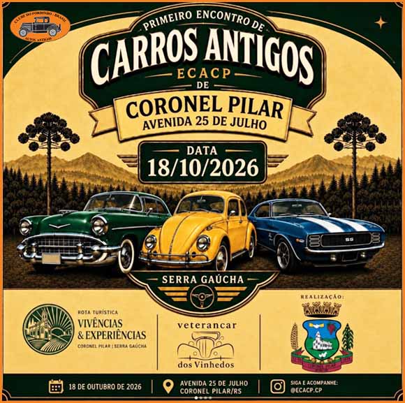1º Encontro de Carros Antigos ECACP