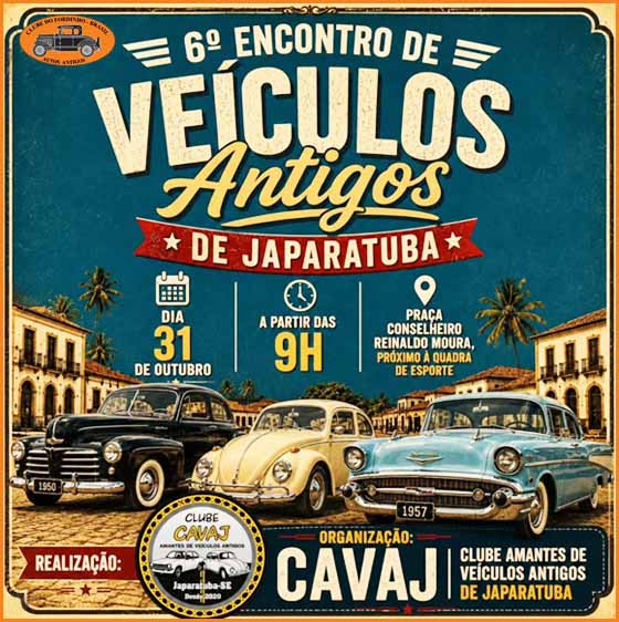 6º Encontro de Veículos Antigos