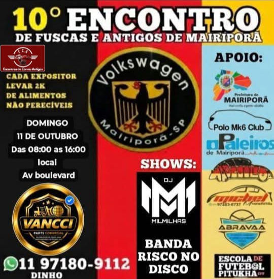 10º encontro de fuscas e antigos de Mairiporã - SP