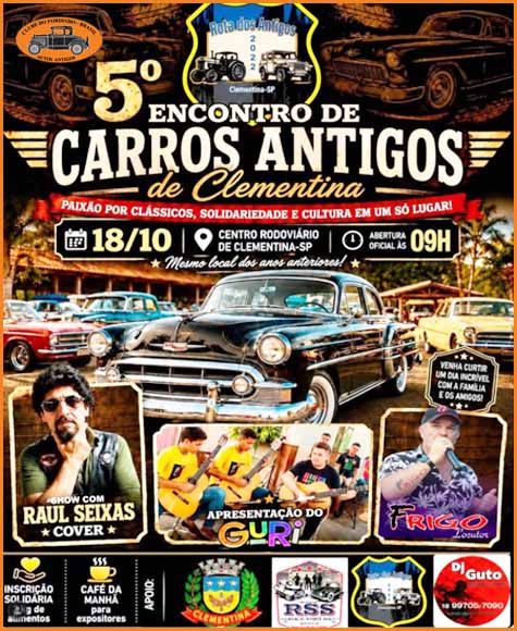 5º Encontro de Carros Antigos