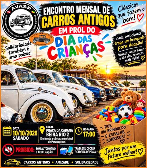 Encontro Mensal de Carros Antigos