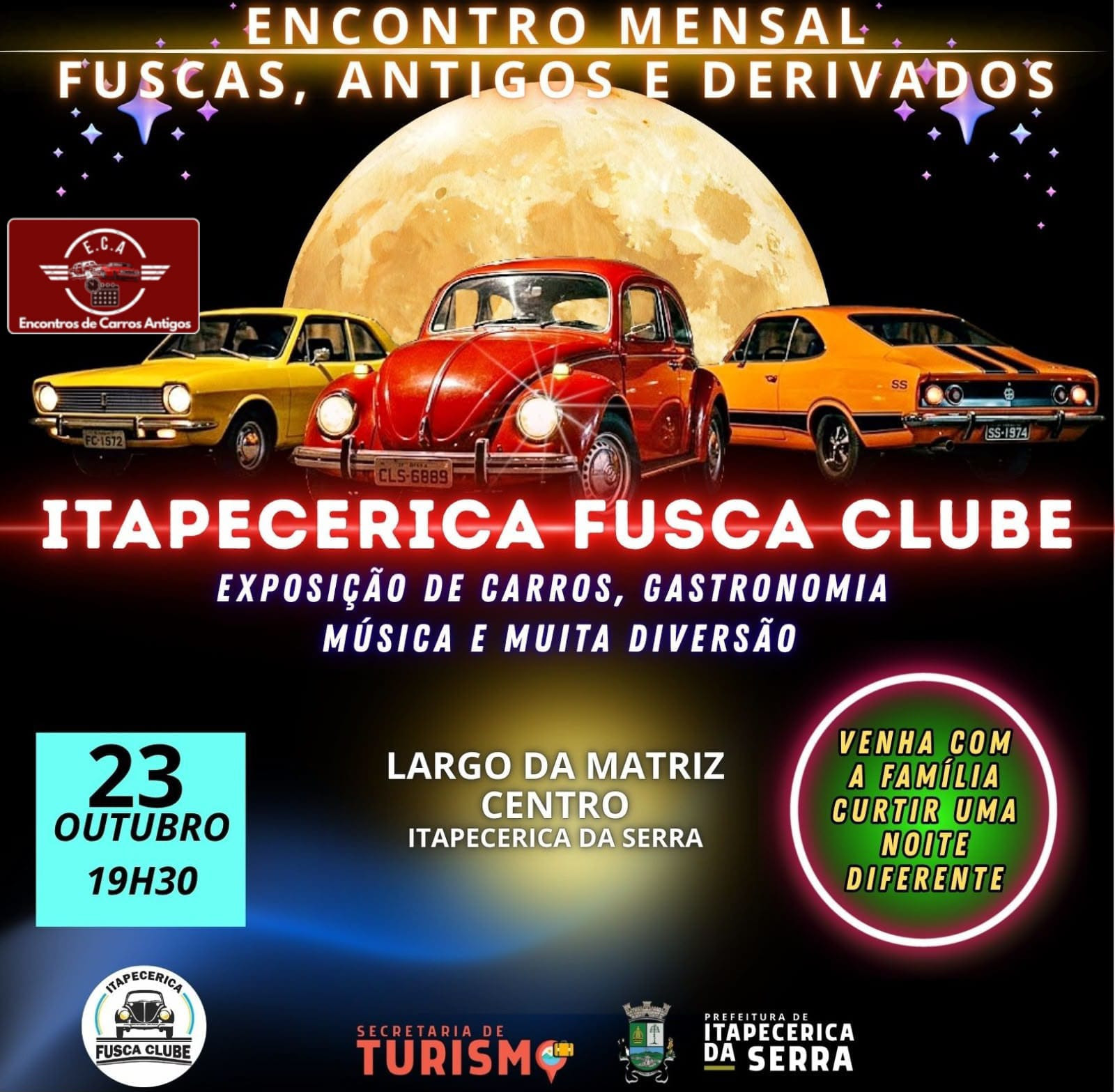 Itapecerica Fusca Clube - Encontro mensal - Itapecerica da Serra, SP