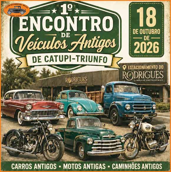 1º Encontro de Veículos Antigos