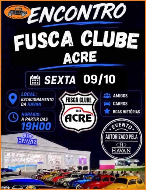 Encontro do Fusca Clube do Acre