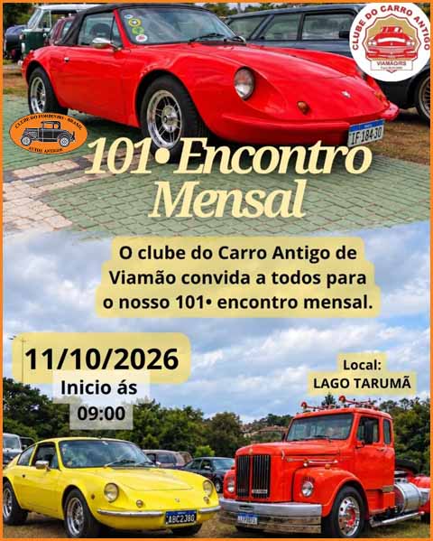 101º Encontro Mensal de Carros Antigos