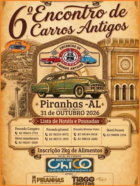 6º Encontro de Carros Antigos
