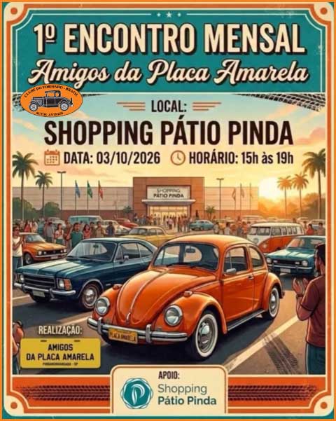 1º Encontro Mensal Amigos da Placa Amarela