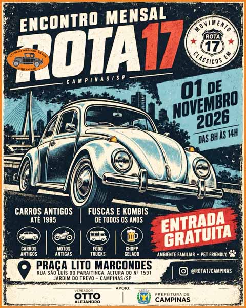 Encontro Mensal - Rota 17