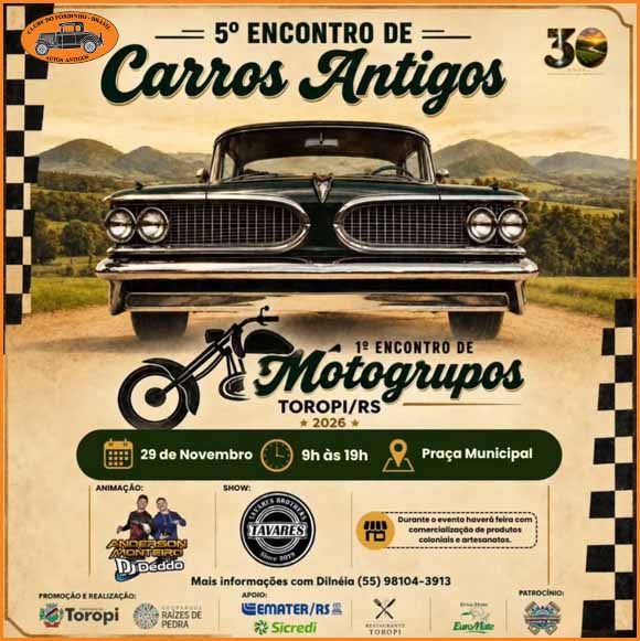 5º Encontro de Carros Antigos
