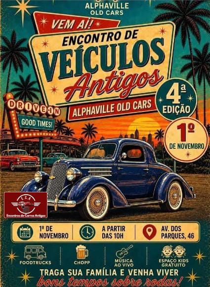 Alphaville Old Cars 4ª Edição - Santana de Parnaíba, SP