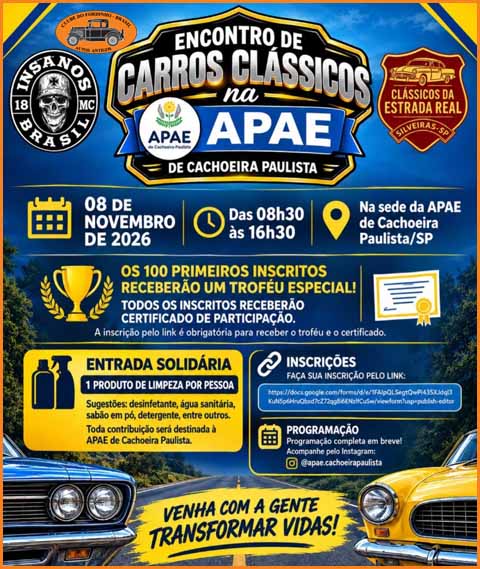 Encontro de Carros Clássicos - APAE