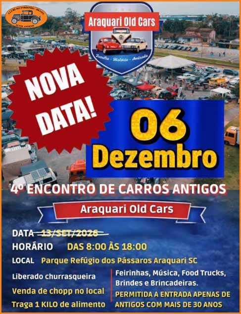 4º Encontro de Carros Antigos