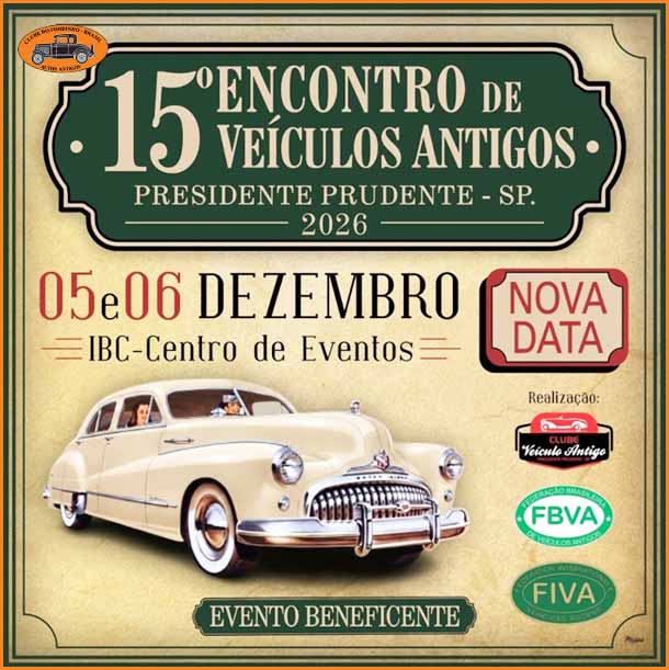 15º Encontro de Veículos Antigos