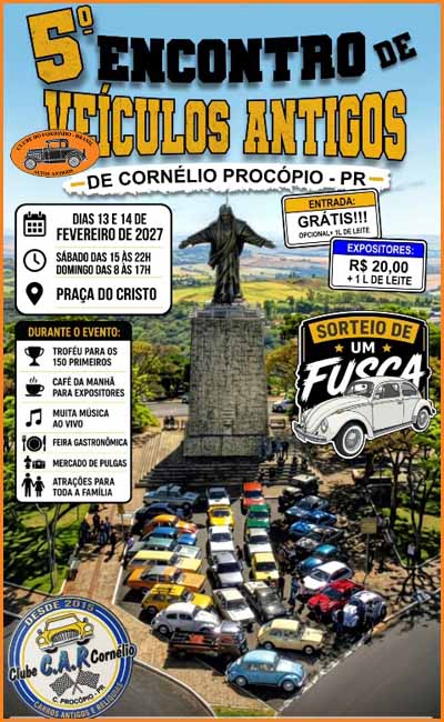 5º Encontro de Veículos Antigos