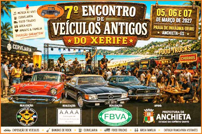 7º Encontro de Veículos Antigos do Xerife