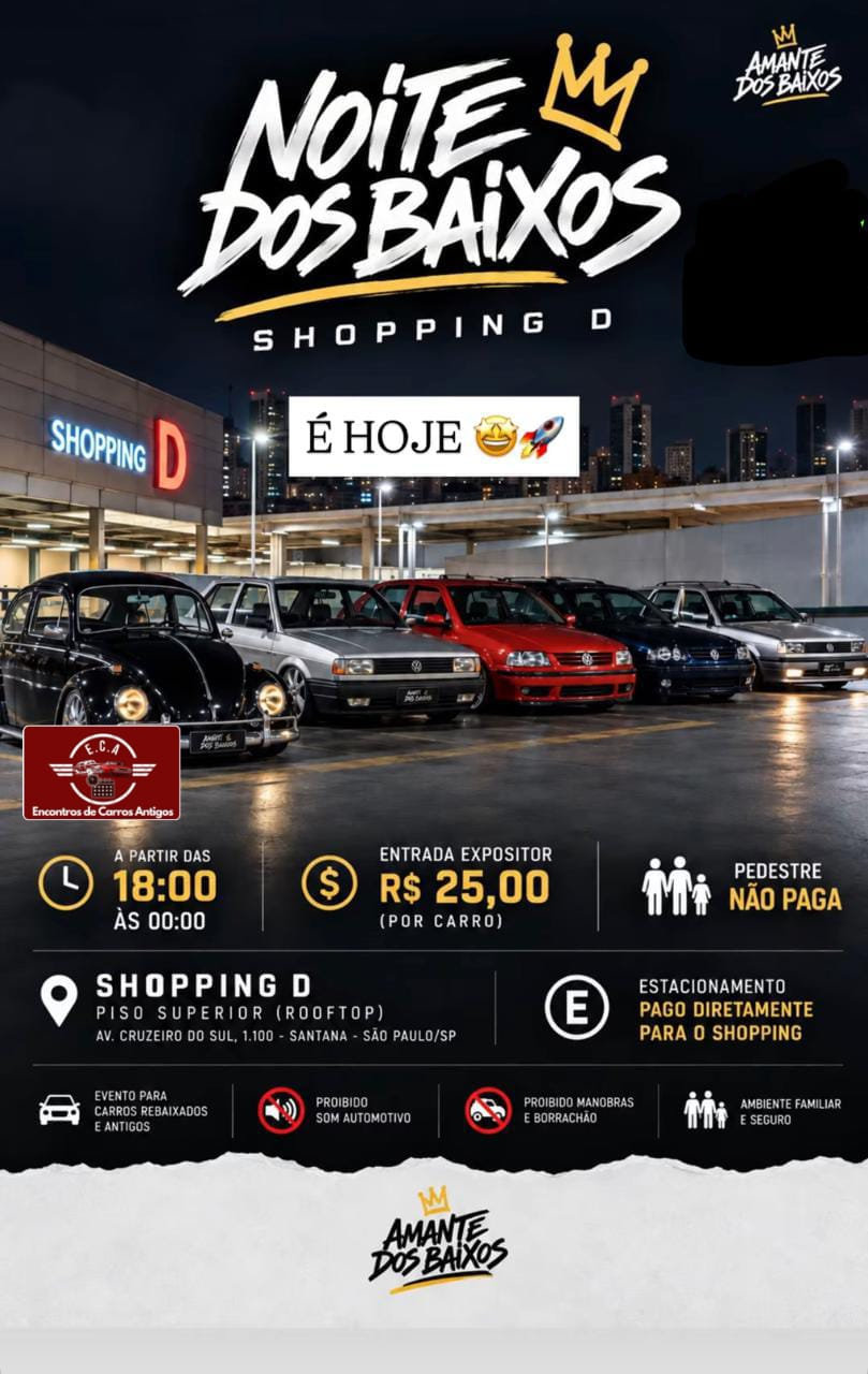 Noite dos baixos no Shopping D - São Paulo, SP